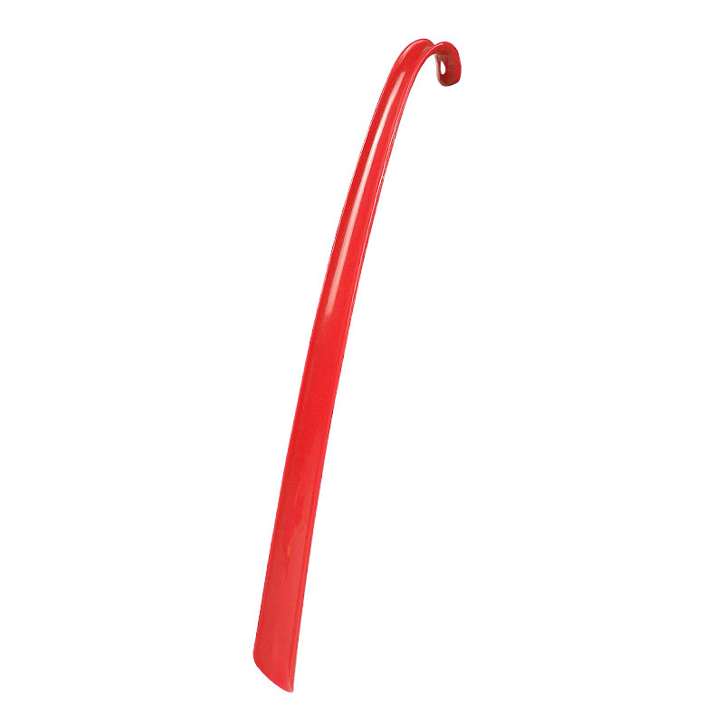 Plastic Long Shoehorn with Curved Hook Design Durable Long Lasting Portable Comfortable to Use for Daily Life New