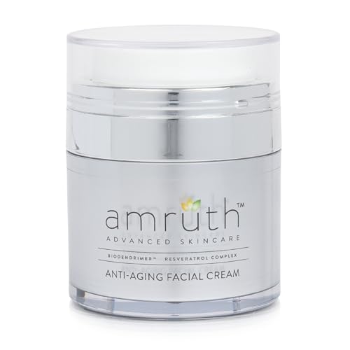 Resveratrol Daily Anti-Aging Facial Cream, Lightweight Anti-Aging Cream, Firms and Nourishes Skin, Smooths Appearance of Fine Lines and Wrinkles, 1oz Jar with Pump