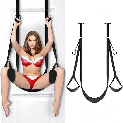 Adult Sex Toys for Couples Sex Hanging Swing Sling Couple Adults Sex Furnitures for Adults Sex Swing Couples Sweater Sex Frequent Flyer Door Swing Holds to 300Lbs