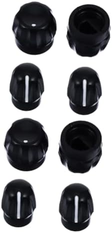 OSALADI 8 Pcs Sets knob Interphone Volume Control Knob Interphone Selector Knob Intercom Volume Knob Interphone Replacement Knobs Audio Radio Control knob Radio knob abs Aisle gp338