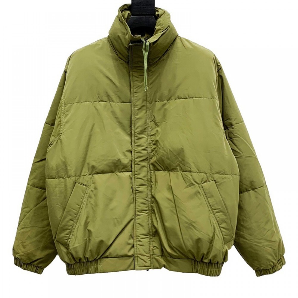 A+ Quality Fear of God Essentials Puffer Jacket Green